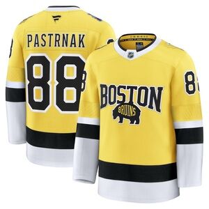 Boston Bruins David Pastrnak Fanatics Gold '26 NHL Stadium Series Premium Jersey